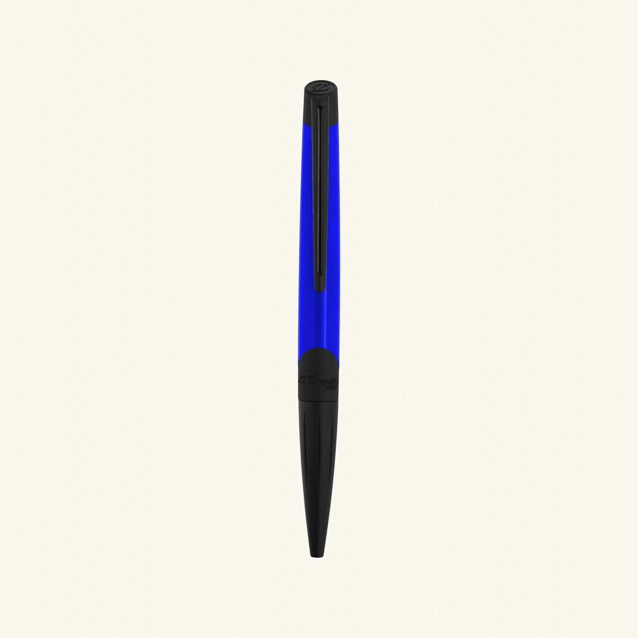 st dupont fluo defi milenium ballpoint pen neon blue