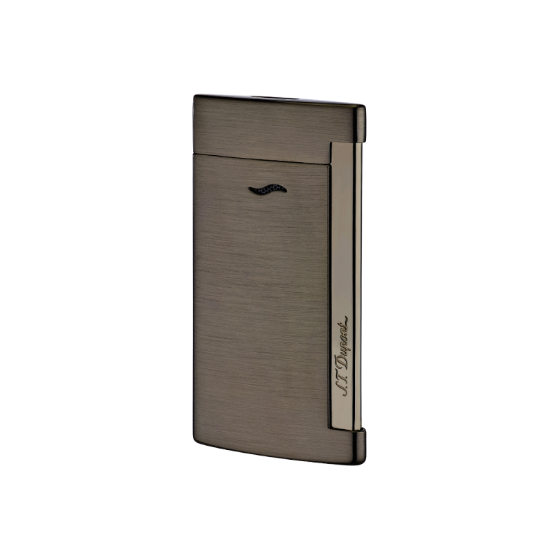 st dupont slim 7 lighter brushed grey