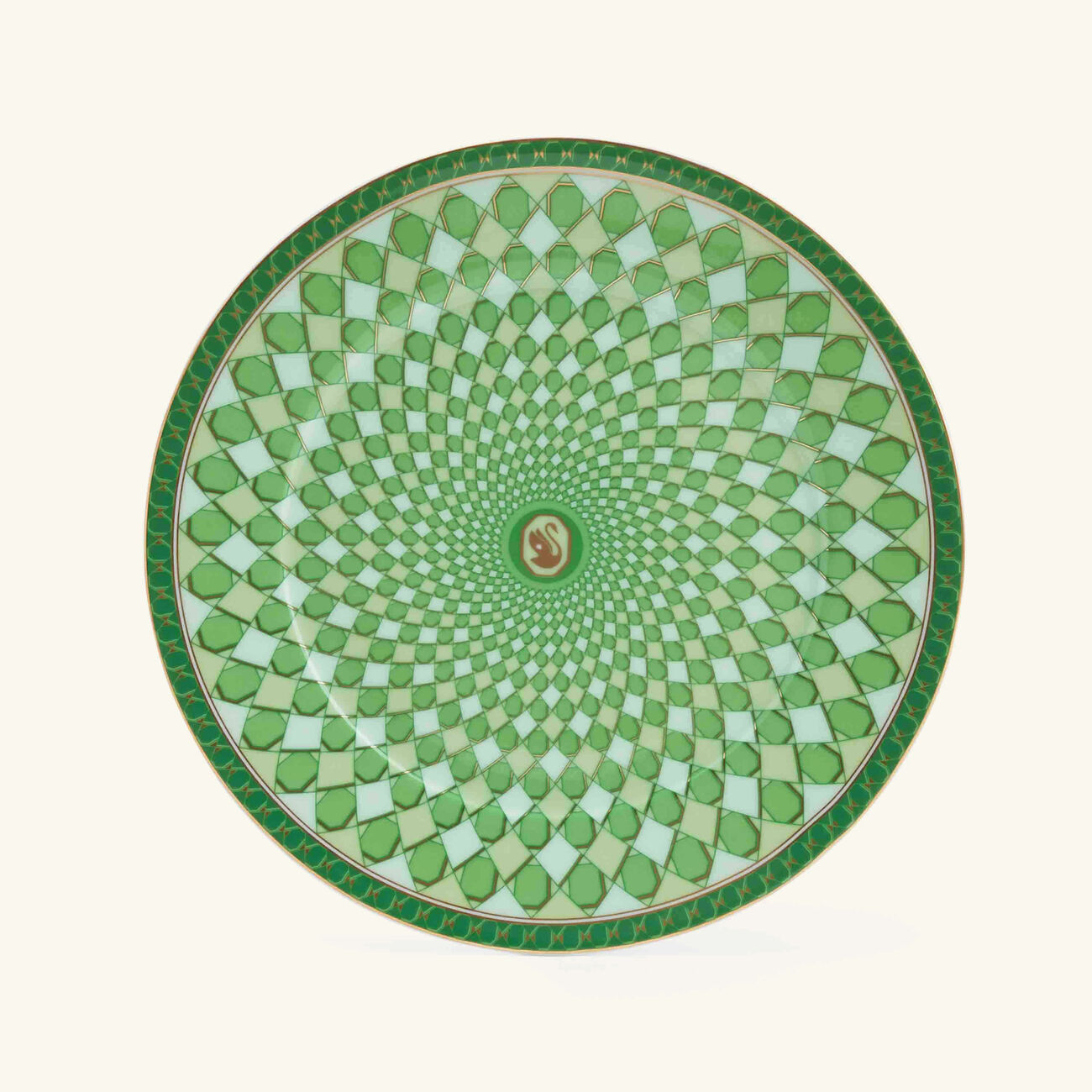 Signum Fern Plate Round Green 18cm rosenthal signum fern plate round green 18cm