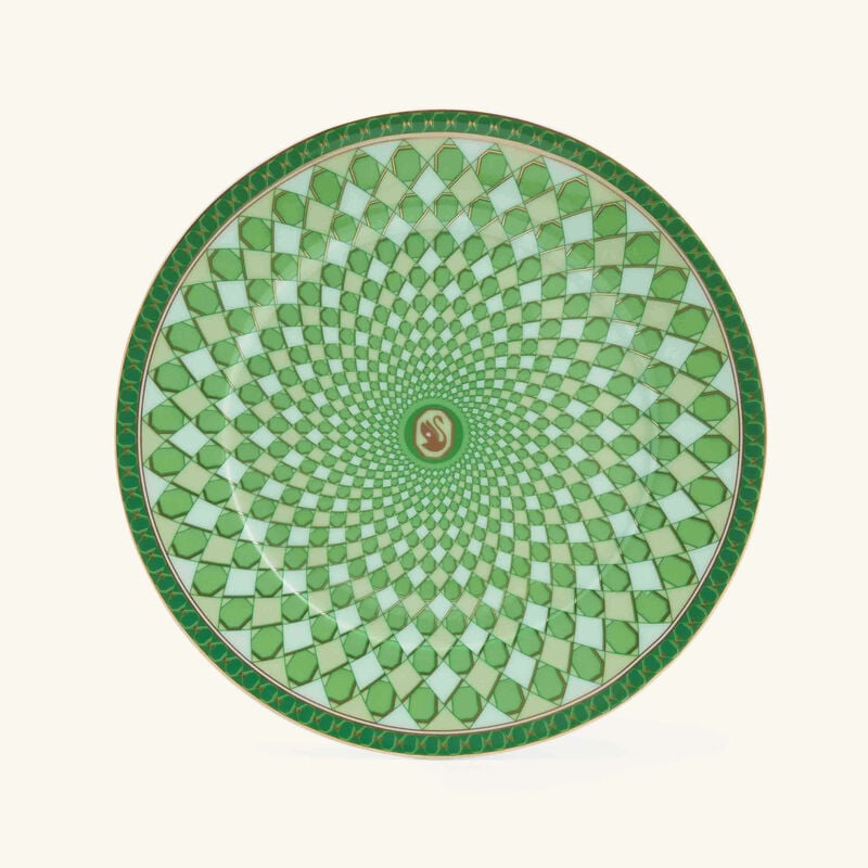 Signum Fern Plate Round Green 18cm rosenthal signum fern plate round green 18cm