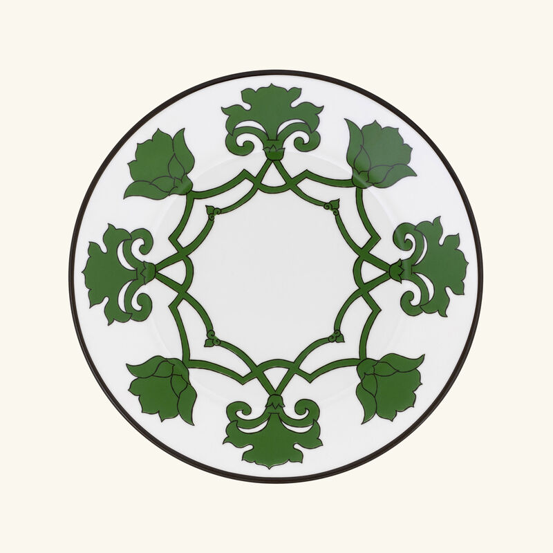 pinto paris jaipur dessert plate round green 21cm