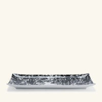 Giardino Settecentesco Tray Rectangular Small Grey fornasetti giardino settecentesco tray rectangular small grey