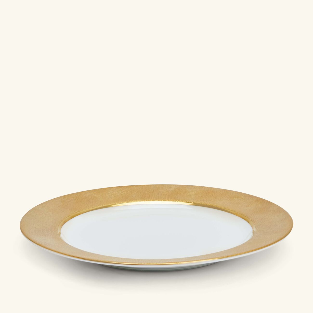 Sauvage Blanc Salad Plate Round Gold 21cm bernardaud sauvage blanc salad plate round gold 21cm