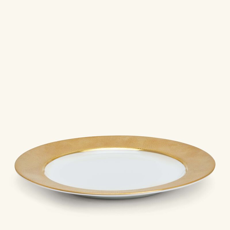 Sauvage Blanc Salad Plate Round Gold 21cm bernardaud sauvage blanc salad plate round gold 21cm