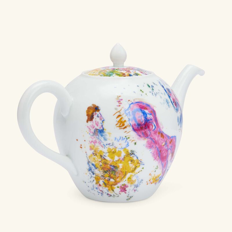 Chagall Bouquet De Fleurs Tea Pot bernardaud chagall bouquet de fleurs tea pot