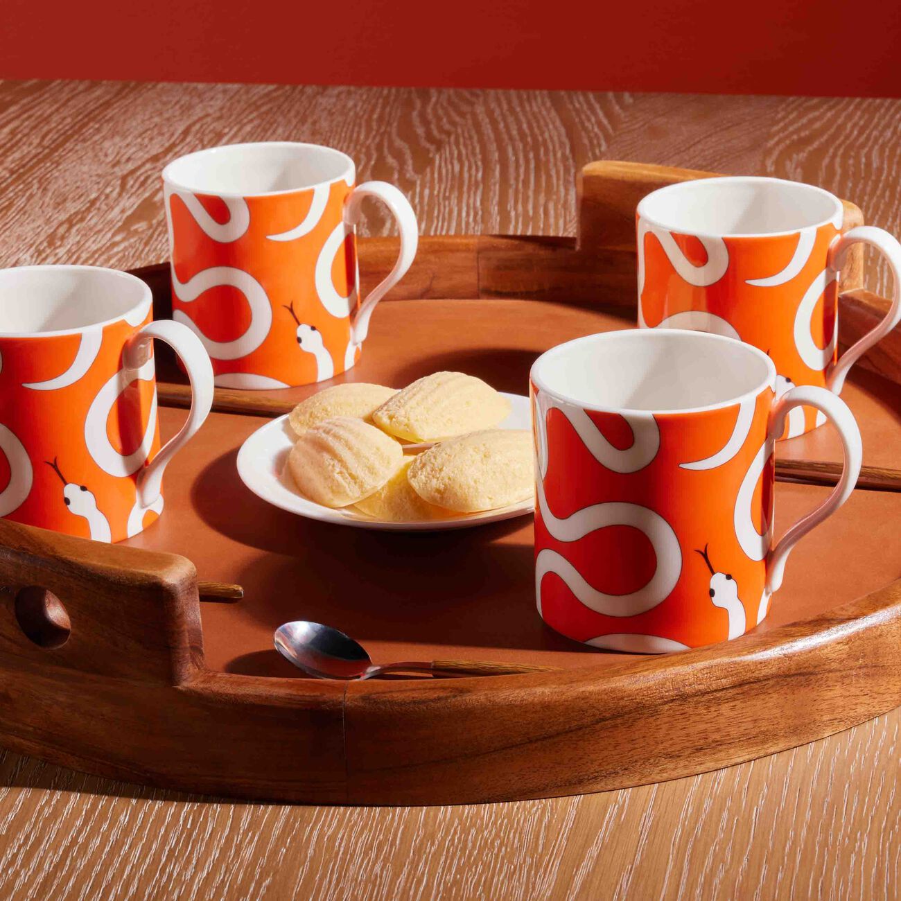 jonathan adler eden mug orange set of 4
