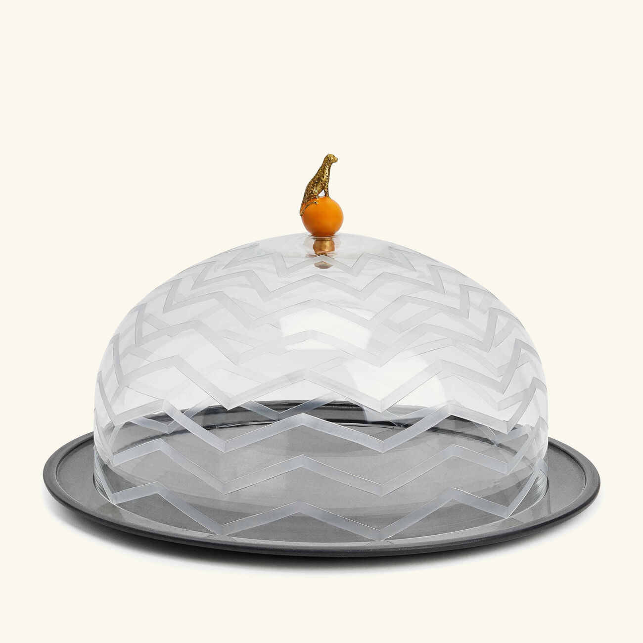 Ares Cloche Cake Plate Round Black 31cm ira udaipur ares cloche cake plate round black 31cm