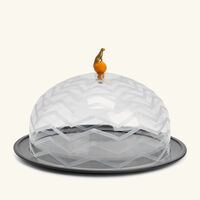 Ares Cloche Cake Plate Round Black 31cm ira udaipur ares cloche cake plate round black 31cm