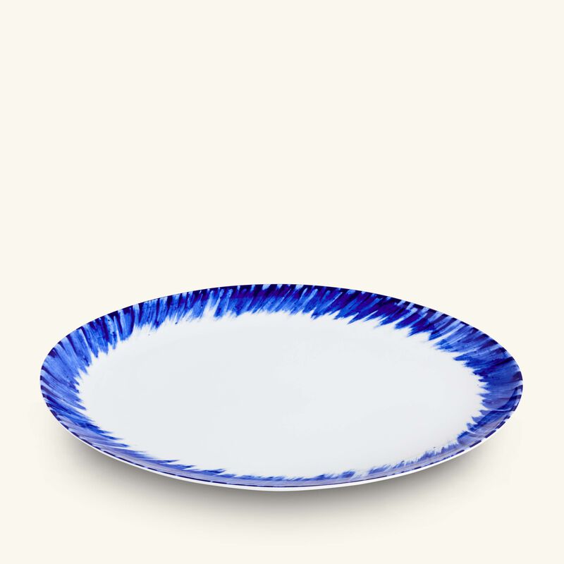 In Bloom Serving Platter Oval Blue 15cm bernardaud in bloom serving platter oval blue 15cm