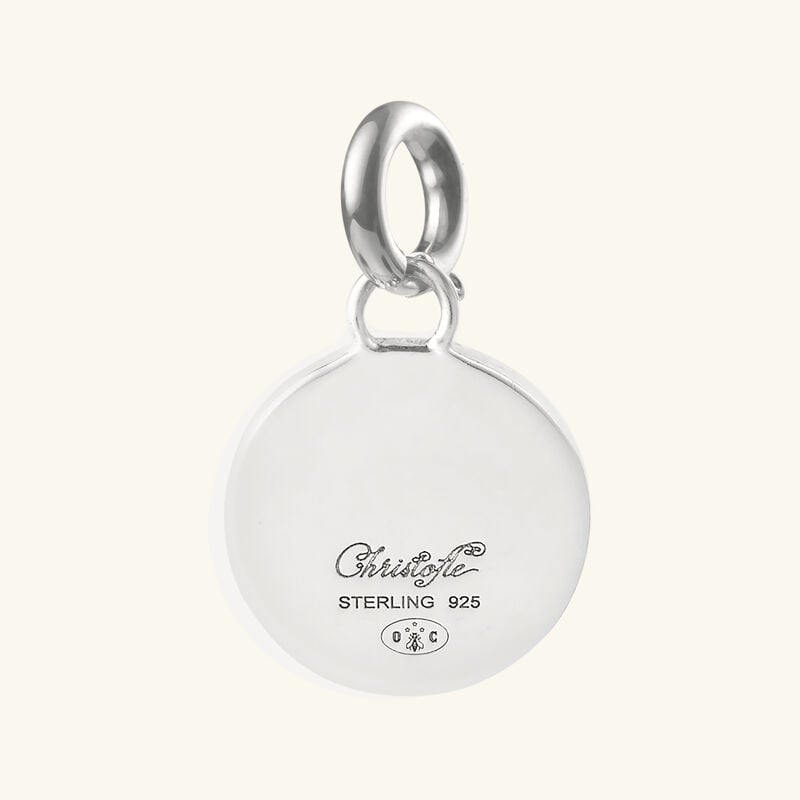 Chri-Chri Ondulations Medal Sterling Silver christofle chri chri ondulations medal sterling silver