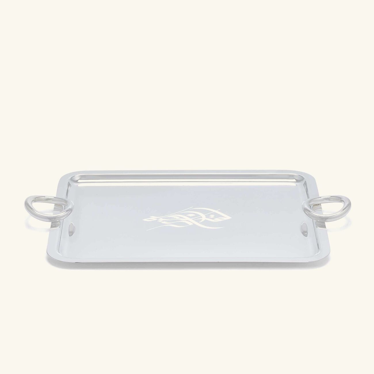 christofle vertigo ramadan serving tray rectangular large silver plated