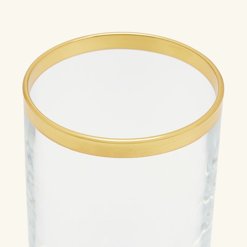 villari highball drinking glass clear