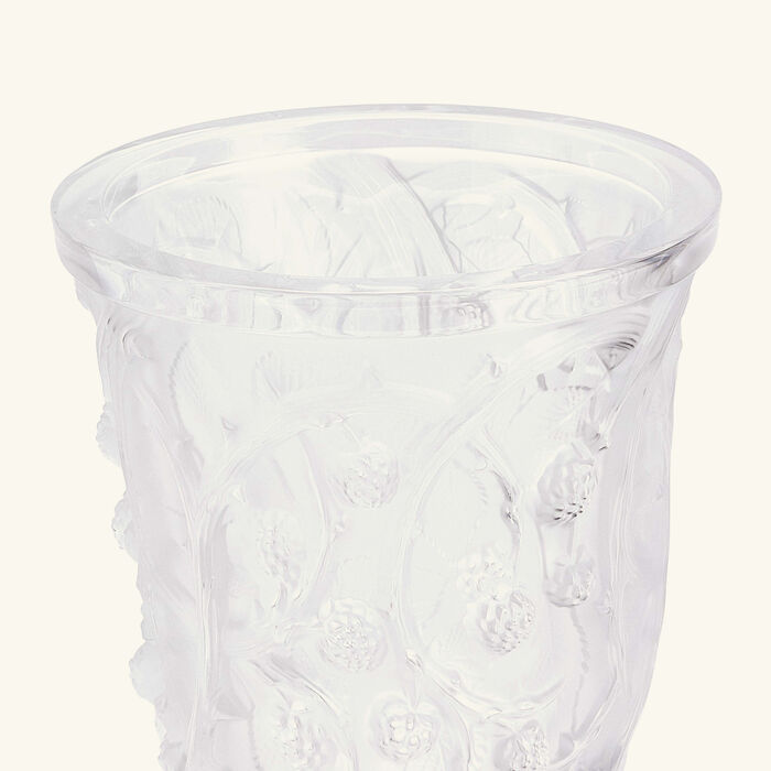 Mures Vase Small Clear lalique mures vase small clear