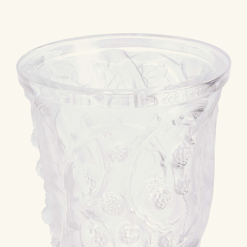 Mures Vase Small Clear lalique mures vase small clear