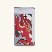st dupont slim 7 lighter camo red
