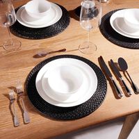 dolce gabbana casa dg logo flatware set of 6 silver