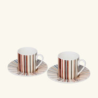 missoni home stripes coffee cup   saucer multicolor set of 2