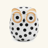 Civetta Impallinata Jar White fornasetti civetta impallinata jar white