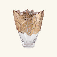 Papillons Vase Large Gold - Limited Edition 90 Pieces lalique papillons vase large gold limited edition 90 pieces