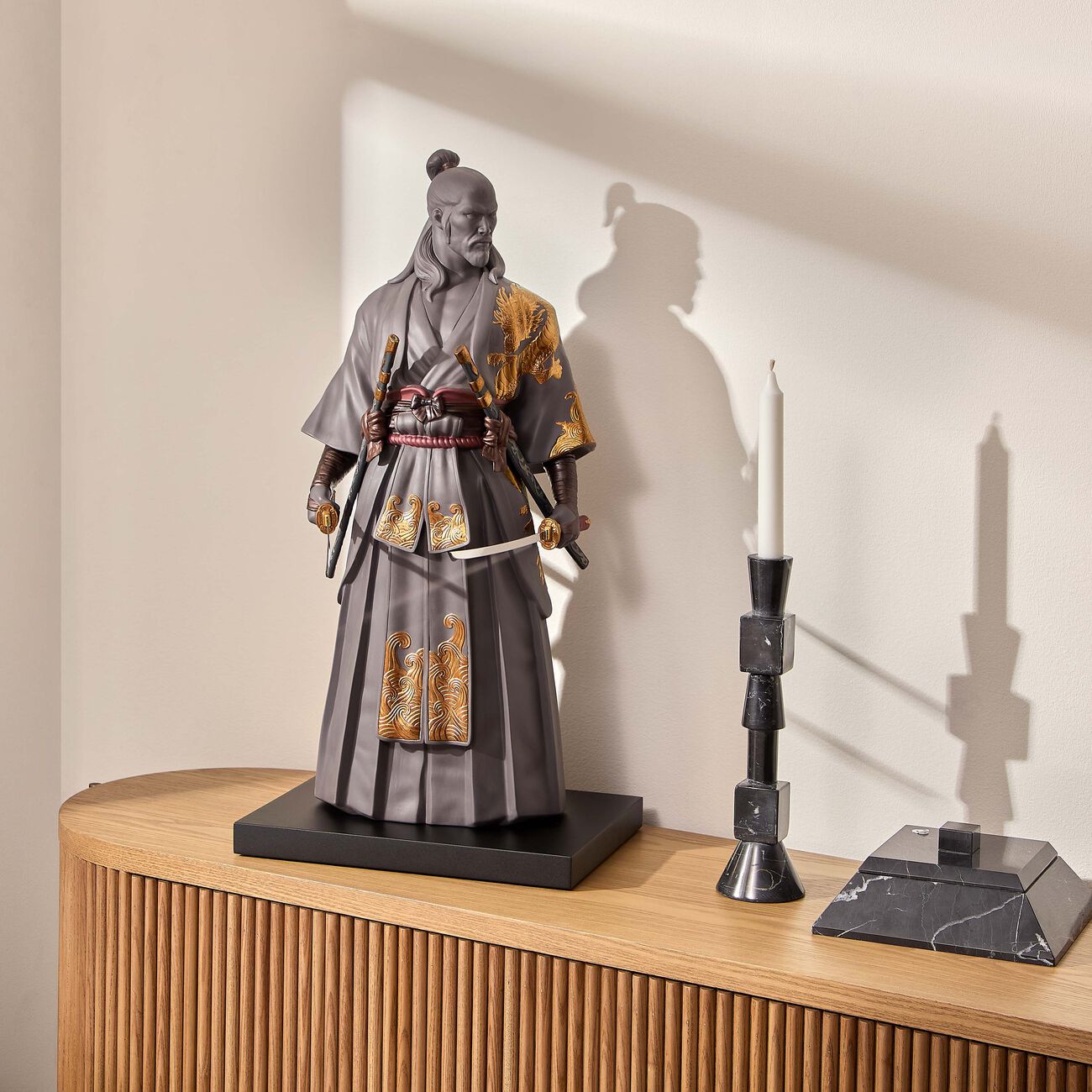 Shogun Sculpture Extra Large Grey lladro shogun sculpture extra large grey