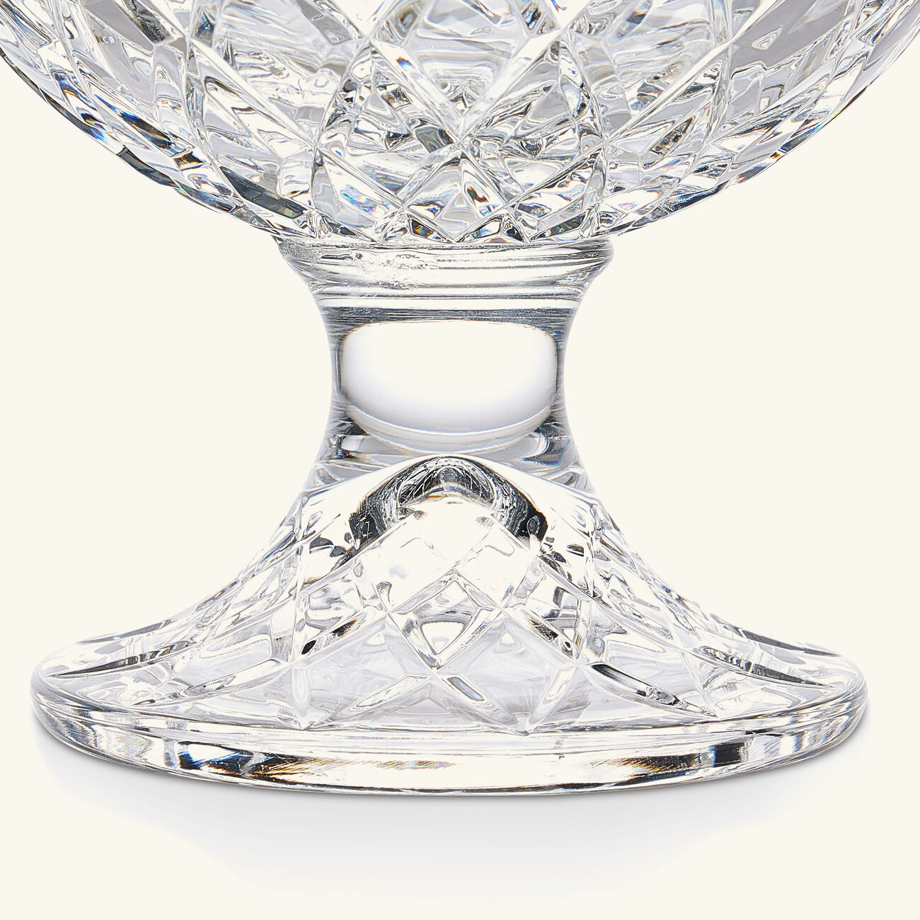 mario cioni   c baba footed candy box with lid clear