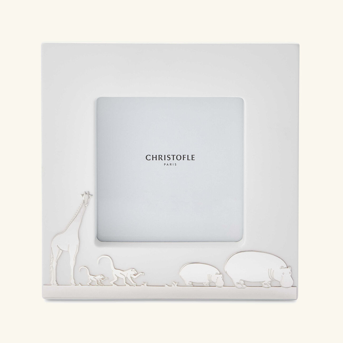 christofle savane picture frame silver plated 22x22cm