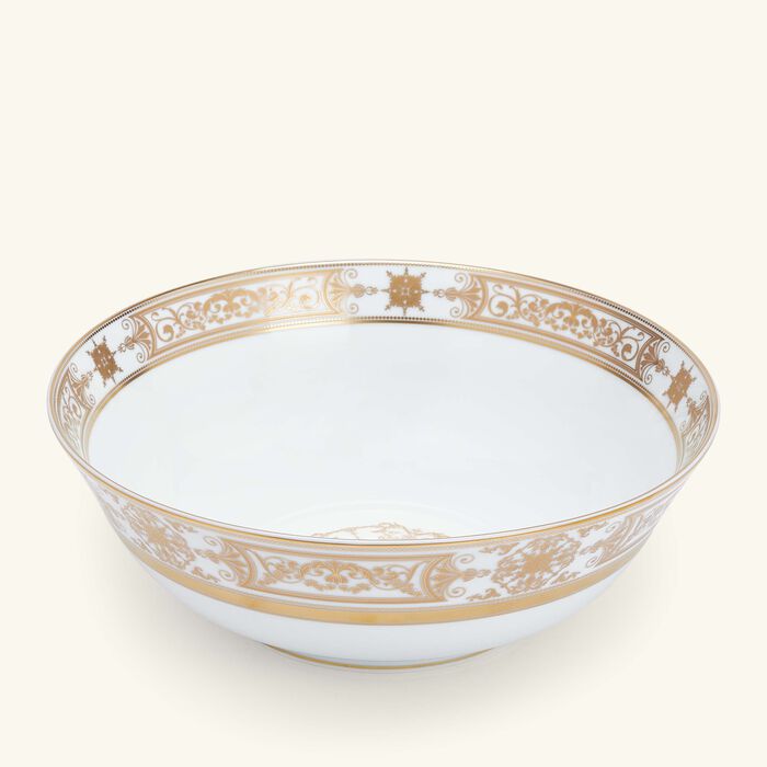 Aux Rois Salad Bowl Gold 25cm bernardaud aux rois salad bowl gold 25cm