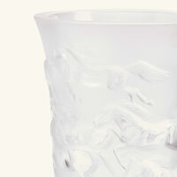 lalique mustang vase small clear