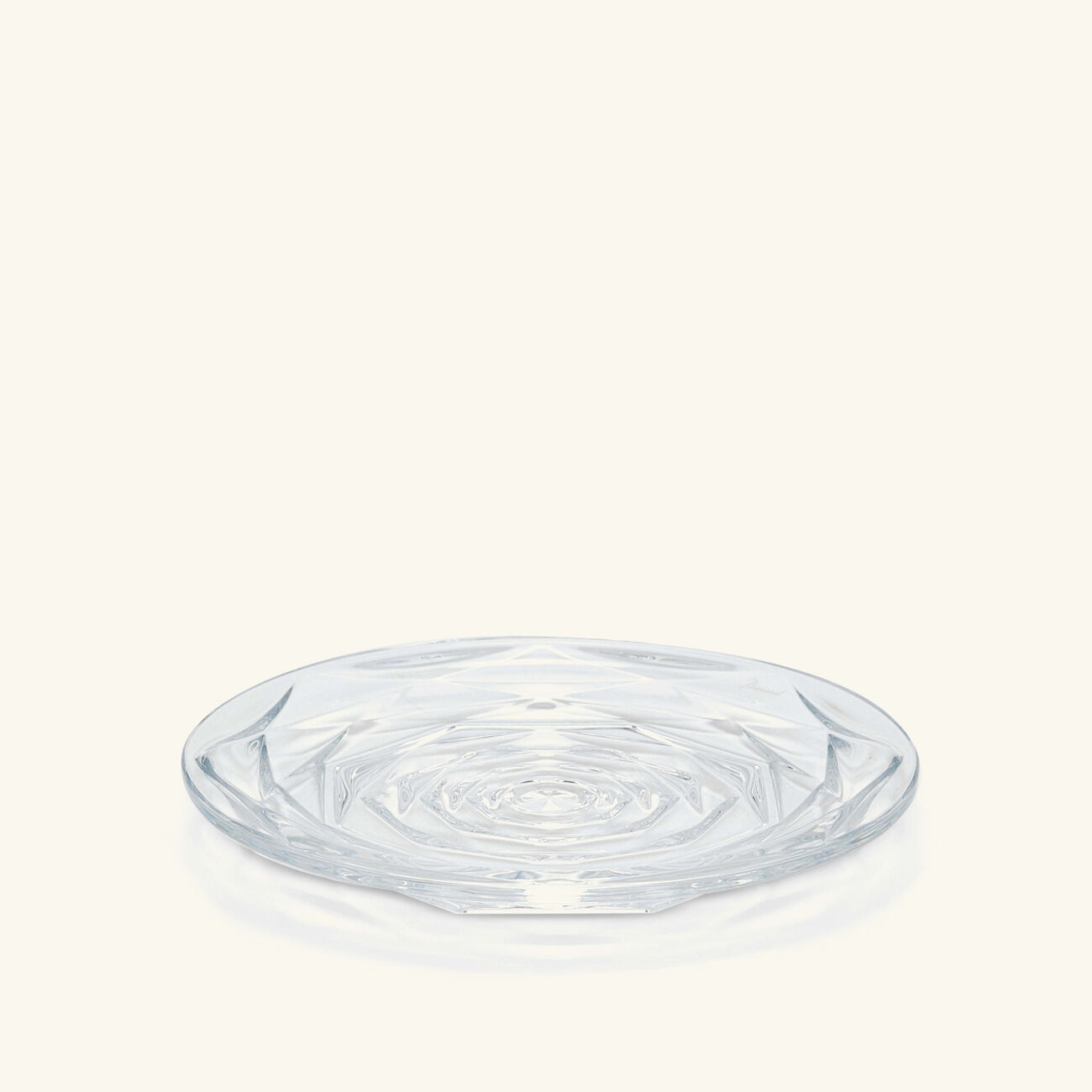 Swing Plate Round Clear 13cm baccarat swing plate round clear 13cm