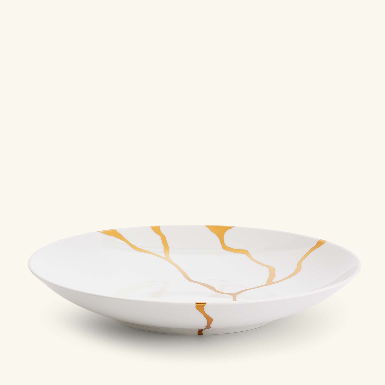 bernardaud kintsugi serving bowl white 29cm