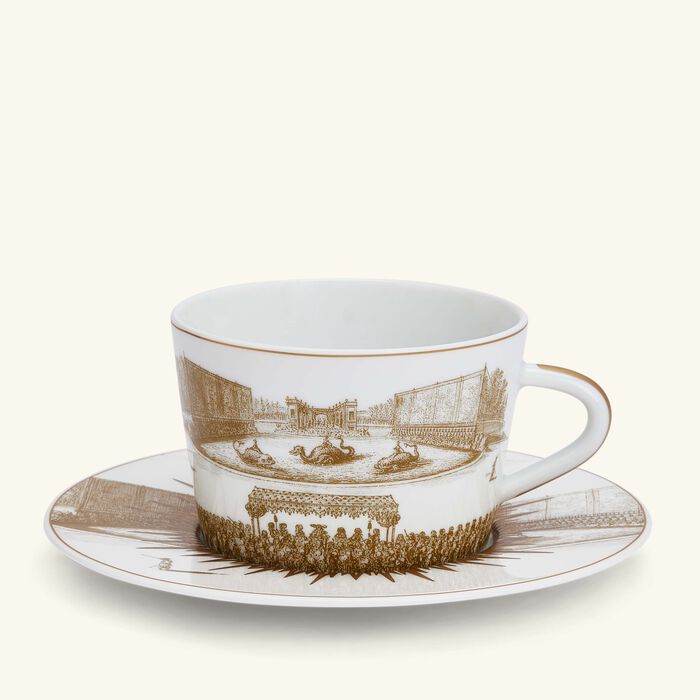 Versailles Enchanté Tea Cup And Saucer bernardaud versailles enchant tea cup and saucer