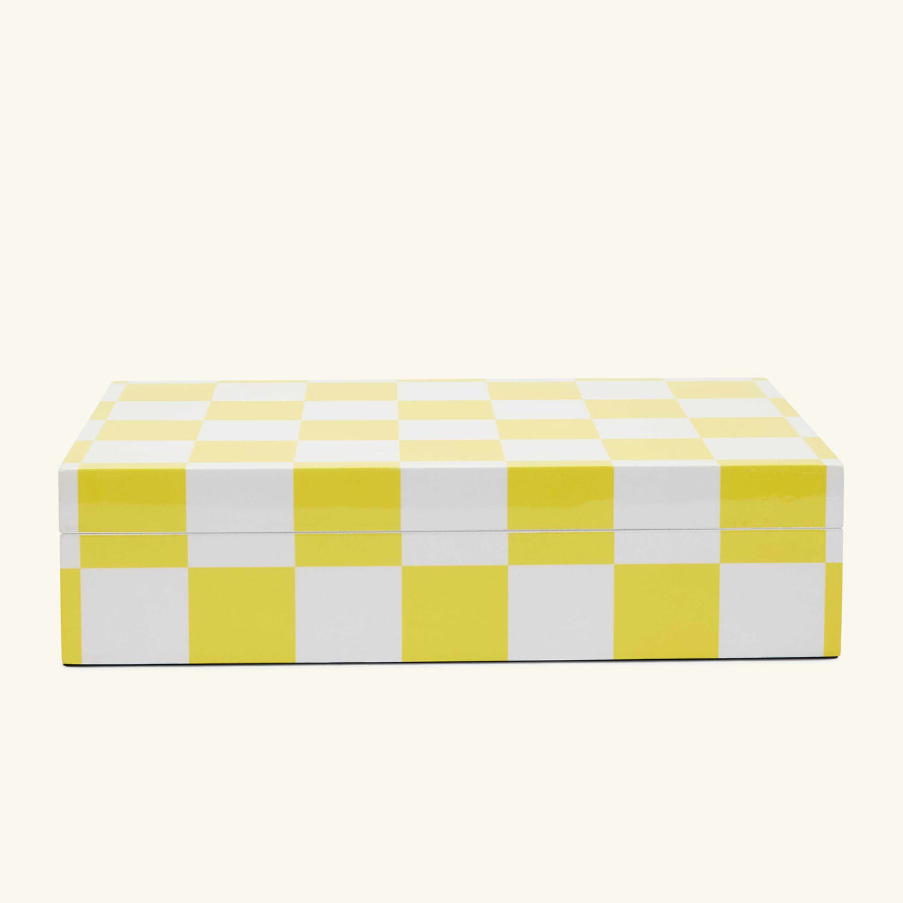 Checkerboard Box Yellow jonathan adler checkerboard box yellow
