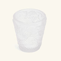 lalique feuilles votive clear