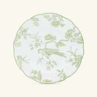 bernardaud albertine bread   butter plate round green 16cm