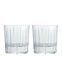 Crystal Double Old Fashioned Glass - Set of 2, small