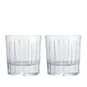 Crystal Double Old Fashioned Glass - Set of 2, medium