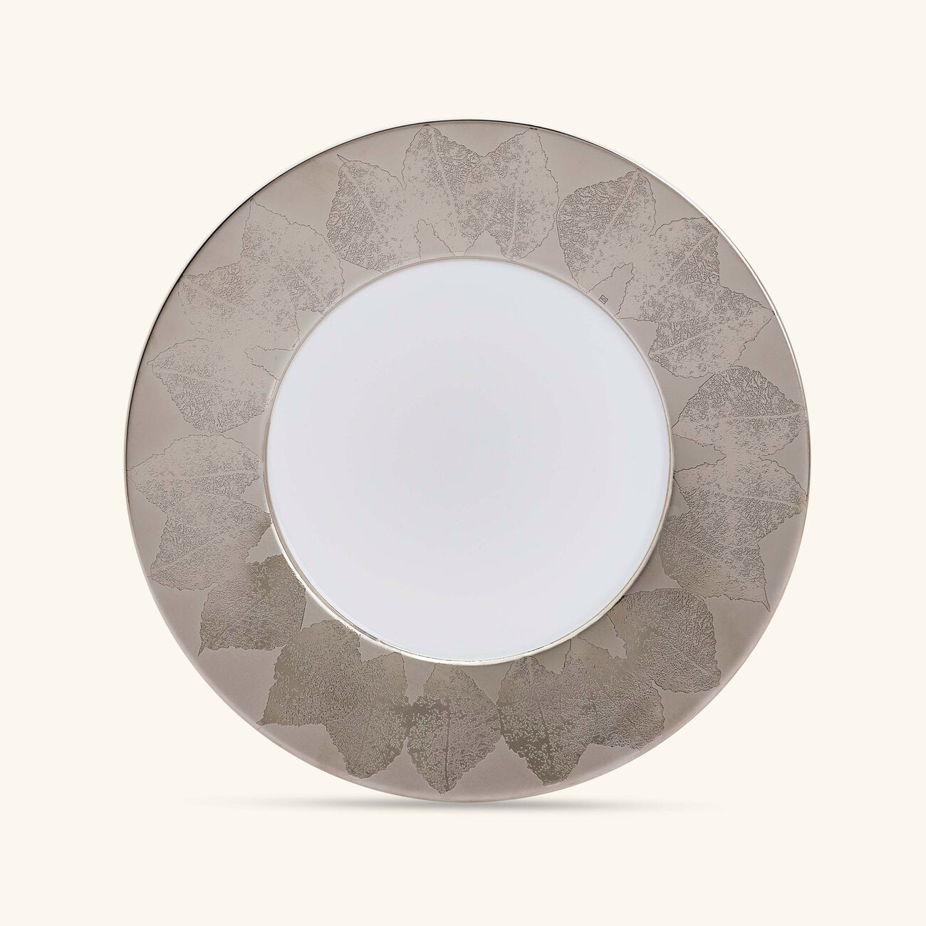 Silva Salad Rim Plate Silver 21cm bernardaud silva salad rim plate silver 21cm