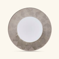 Silva Salad Rim Plate Silver 21cm bernardaud silva salad rim plate silver 21cm
