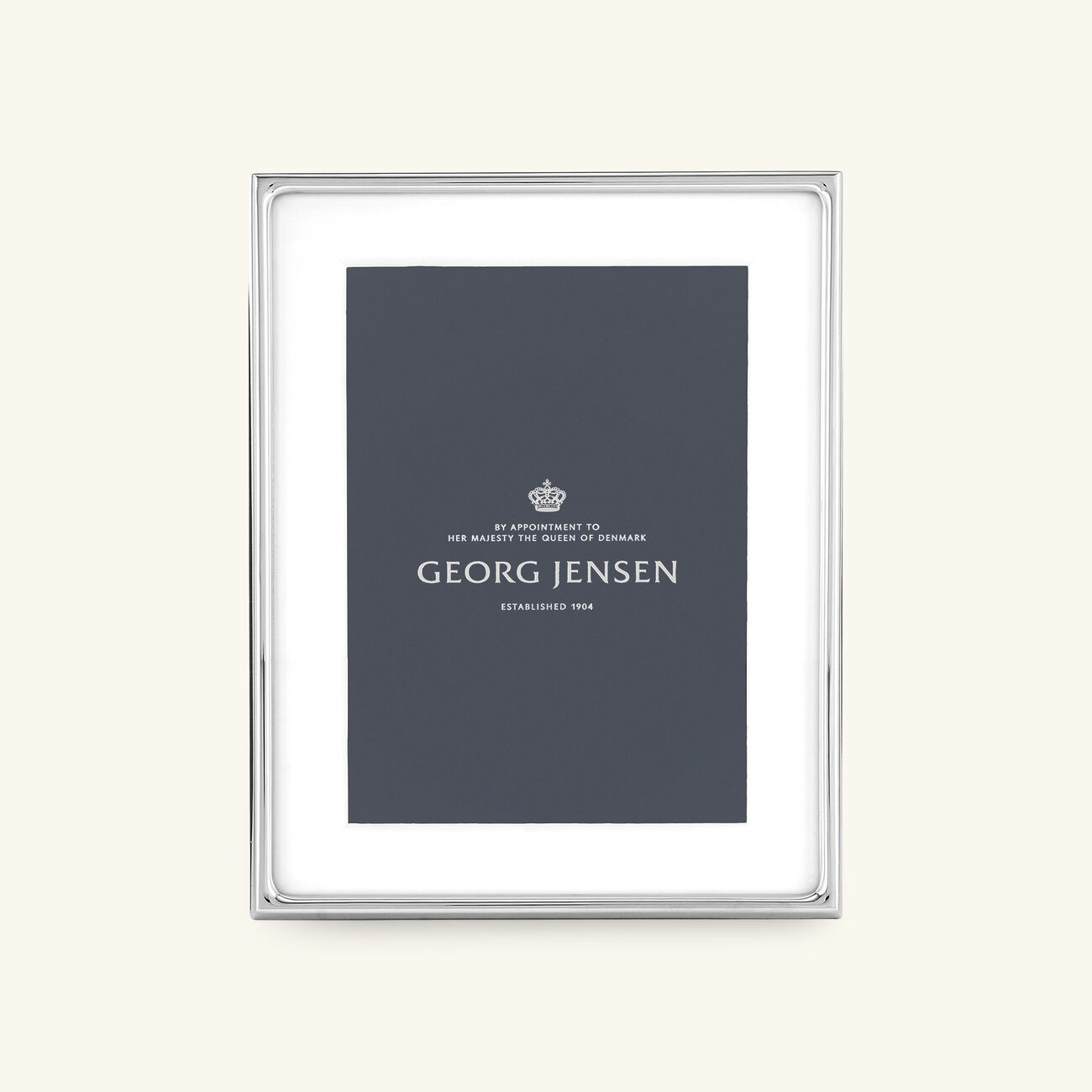 georg jensen deco picture frame silver medium