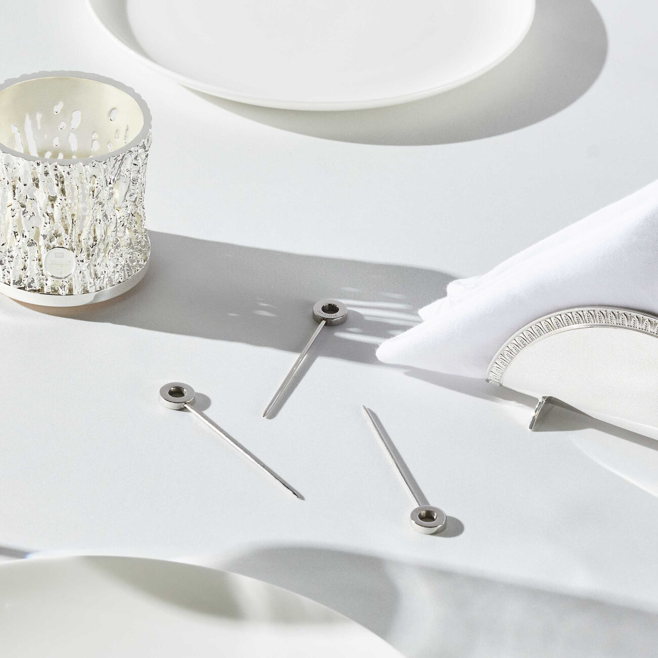 oh de christofle cocktail picks stainless steel set of 6