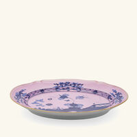 ginori 1735 oriente italiano serving platter oval pink 29cm