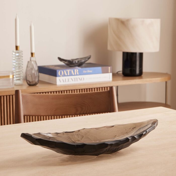 لاليك قطعة الديكور تيرامينيرال سيلكس كبيرة رمادية