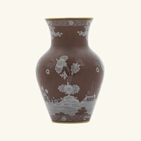 Oriente Italiano Ming Vase Medium Brown ginori 1758 oriente italiano ming vase medium brown