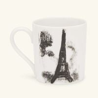 bernardaud chagal le soleil noir sur paris mug white