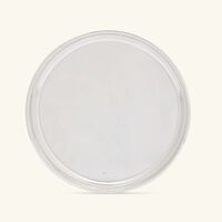 christofle vertigo serving tray round medium silver plated