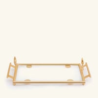 Extravaganza Serving Tray Rectangular Small Gold villari extravaganza serving tray rectangular small gold