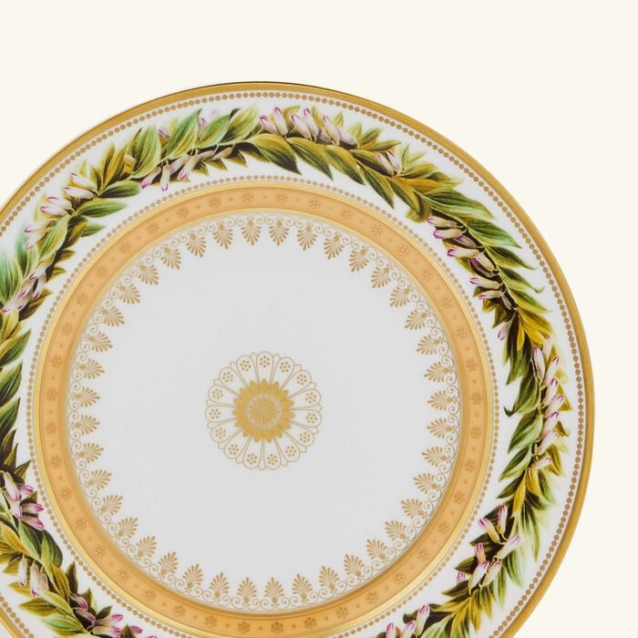 bernardaud botanique bread   butter plate round green 16cm