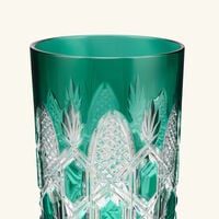 baccarat tsar highball drinking glass green