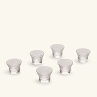 dimlaj thuluth coffee cup clear set of 6