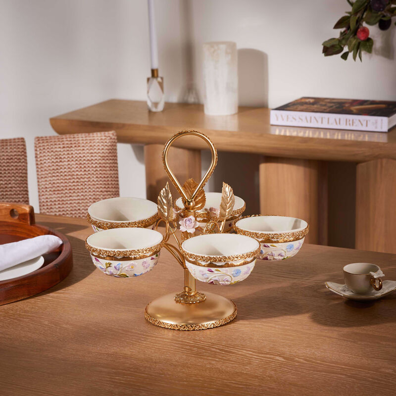 villari taormina serving bowl white